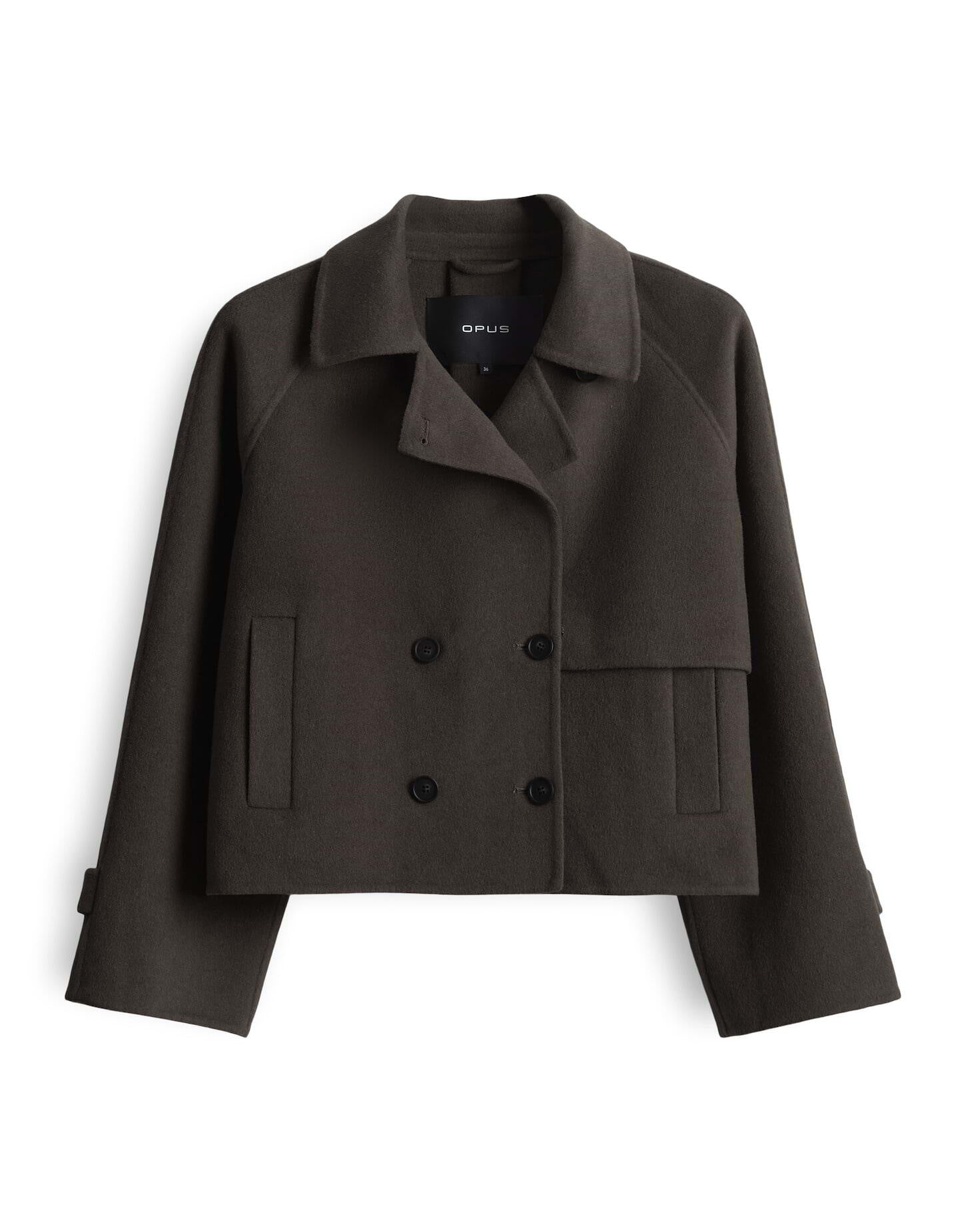 Jacke HAILI aus Wollmix - 20024-midnight brown - Braun