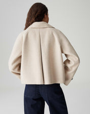 Jacke HAILI aus Wollmix - 2088-macadamia - Creme