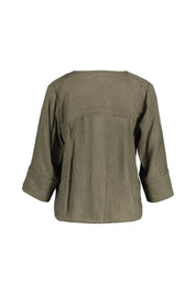 Bluse FELSEA aus Viskosemix - 30034-olive leaf - Khaki