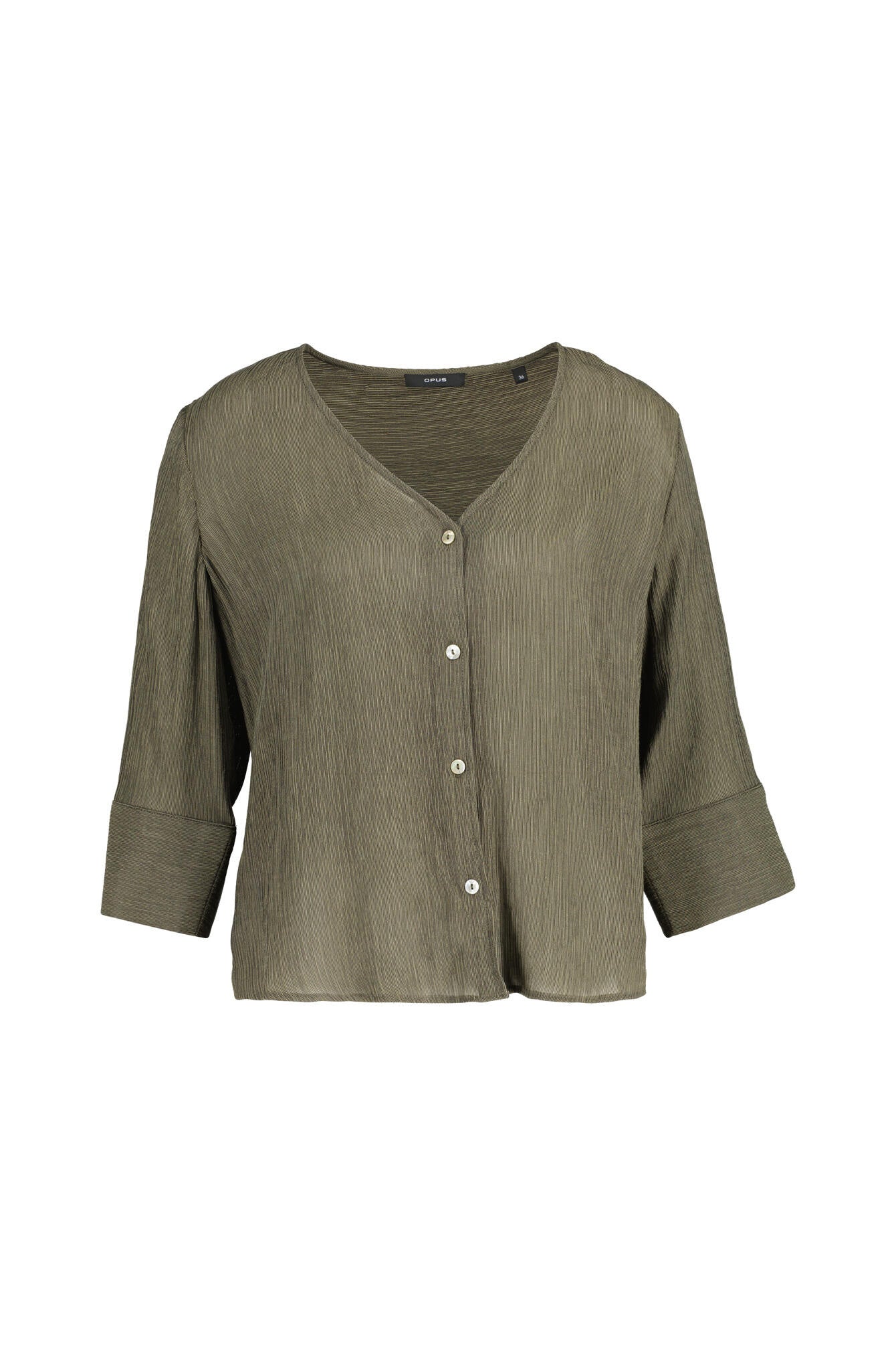 Bluse FELSEA aus Viskosemix - 30034-olive leaf - Khaki