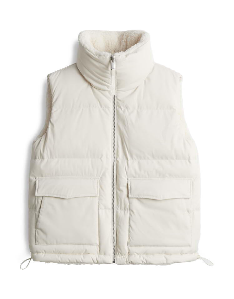 Steppweste WENDARA zum wenden - 1006-soft cream - Creme