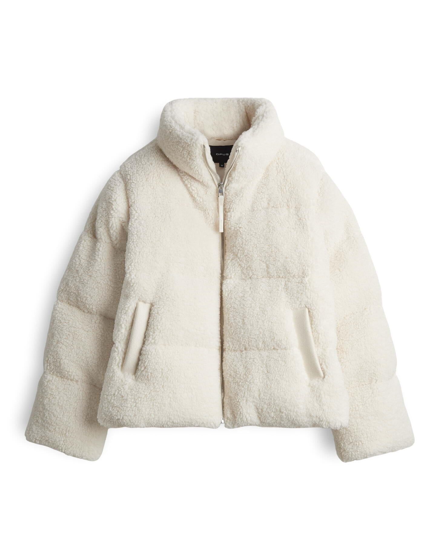 Teddyjacke HOZY mit Stehkragen - 1006-soft cream - Creme