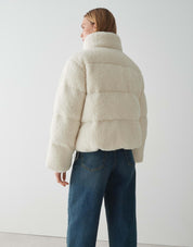 Teddyjacke HOZY mit Stehkragen - 1006-soft cream - Creme