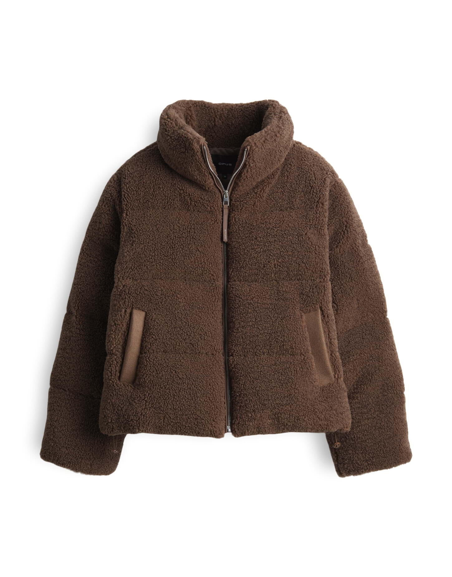 Teddyjacke HOZY mit Stehkragen - 20020-cocoa - Braun
