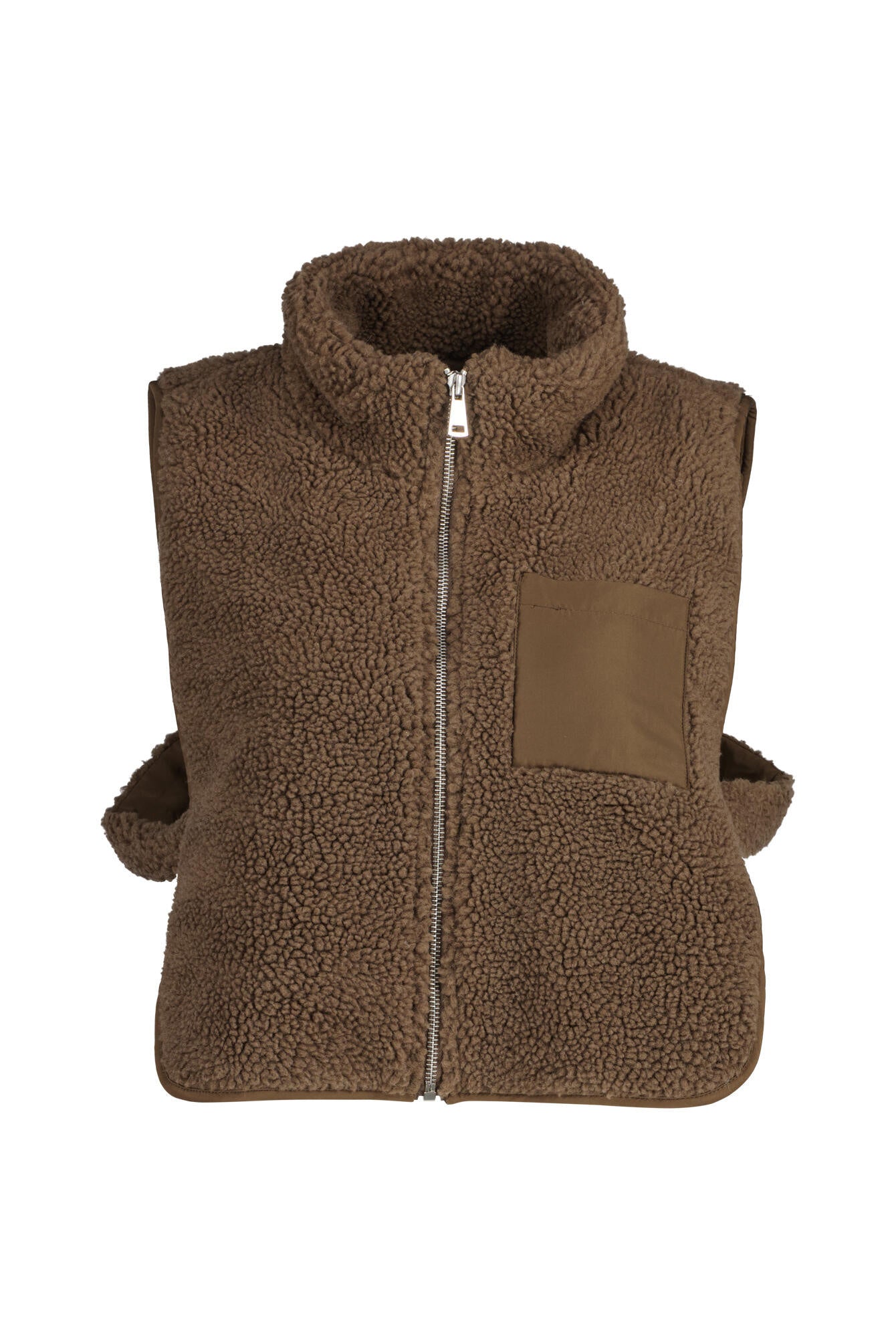 Teddy-Cape ATUBA mit Stehkragen - 20020-cocoa - Braun