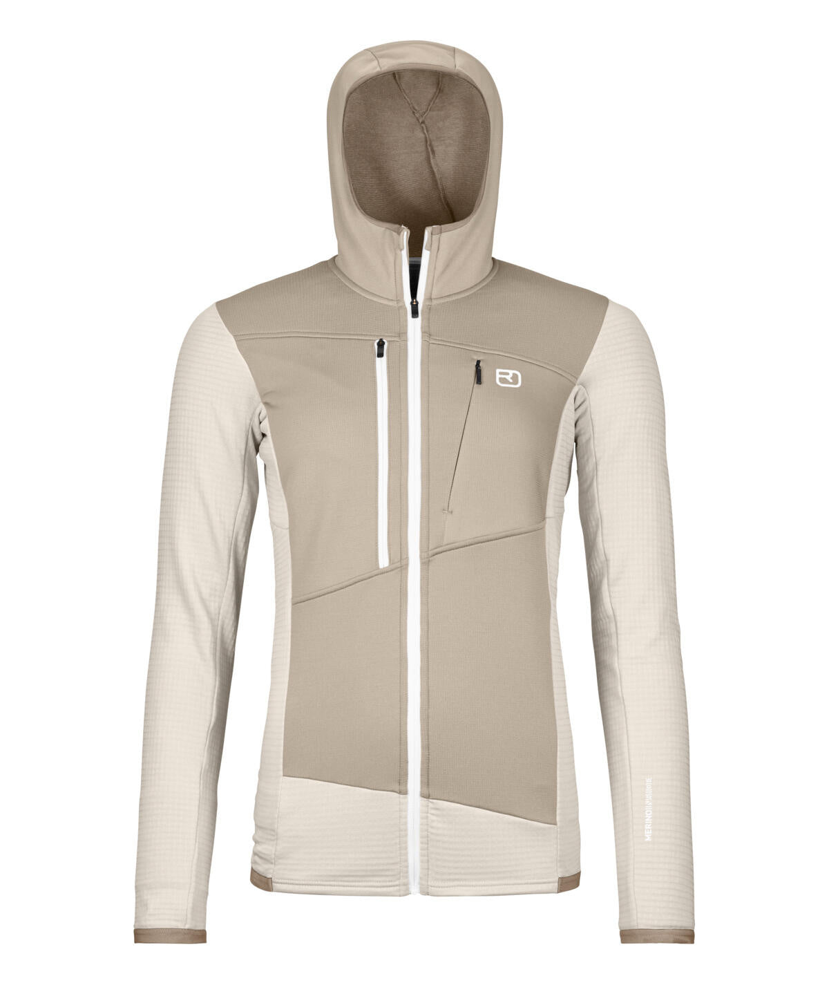 Unterziehjacke mit Kapuze - 00101-white chalk - Beige