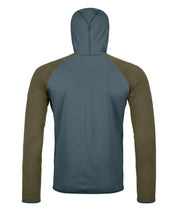 Fleecejacke mit Kapuze - 87801-dark arctic grey - Grün