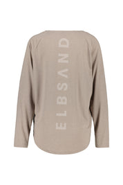 T-Shirt TIRA aus Baumwolle - 1410-Silver Sand Mel. - Beige