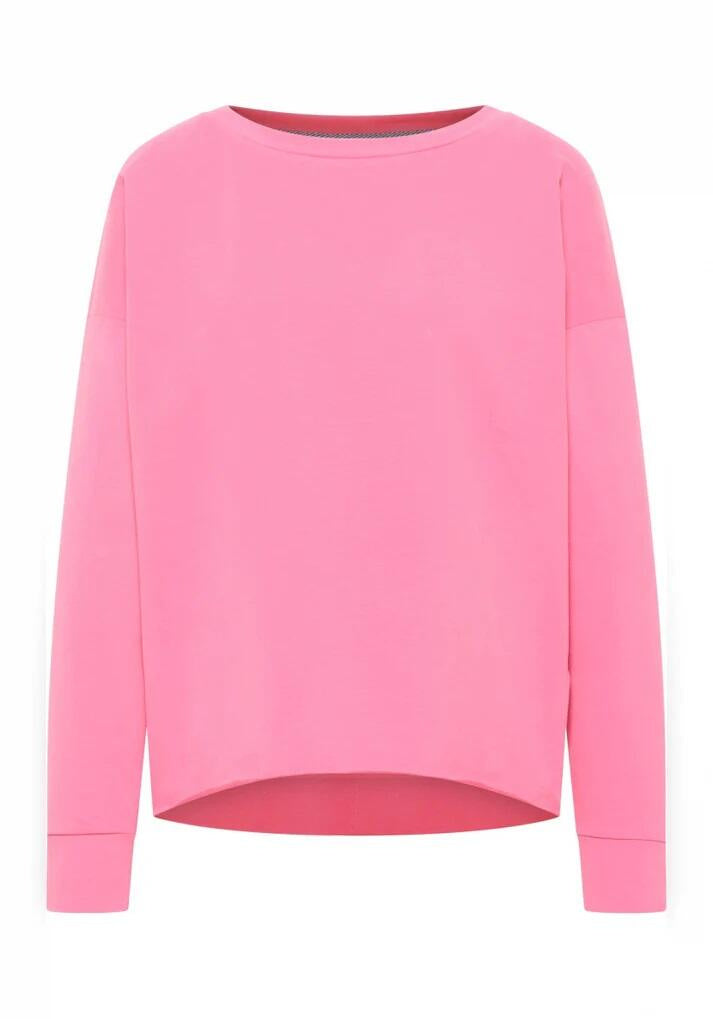 Sweatshirt aus Baumwolle - 530-Soda Pink - Pink