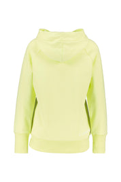 Sweathoodie aus Baumwolle - 2270-Sunny Lime Mel. - Grün