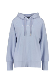 Sweathoodie aus Baumwolle - 7610-Winter Sky Mel. - Blau