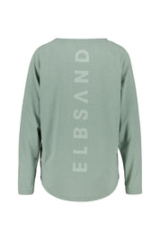 T-Shirt TIRA aus Baumwolle - 8750-Soft Sage Mel. - Grün