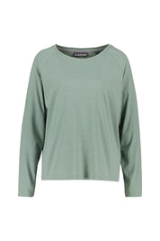 T-Shirt TIRA aus Baumwolle - 8750-Soft Sage Mel. - Grün
