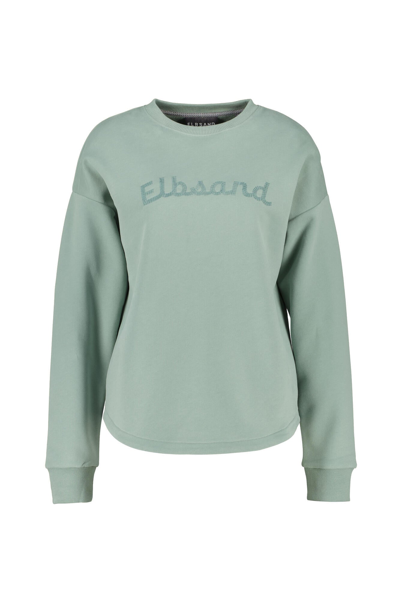 Sweatshirt aus Baumwolle - 8740-Soft Sage - Grün