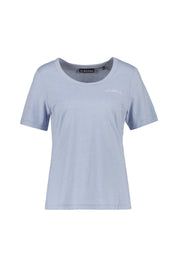T-Shirt LIARA aus Baumwollmix - 7610-Winter Sky Mel. - Blau