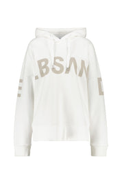 Hoodie SELDIS loose Fit - 166009-Cloud White_silver sand