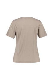 T-Shirt LIARA aus Baumwollmix - 1410-Silver Sand Mel. - Beige