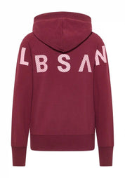 Sweatshirtjacke KALEA aus Baumwolle - 450-Ruby - Rot