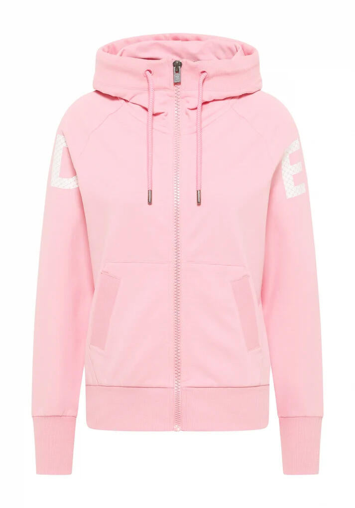 Sweatshirtjacke KALEA aus Baumwolle - 508-Shell Pink - Pink
