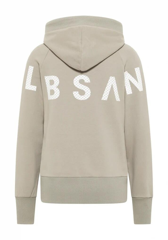 Sweatshirtjacke KALEA aus Baumwolle - 926-Pale Fern - Grün