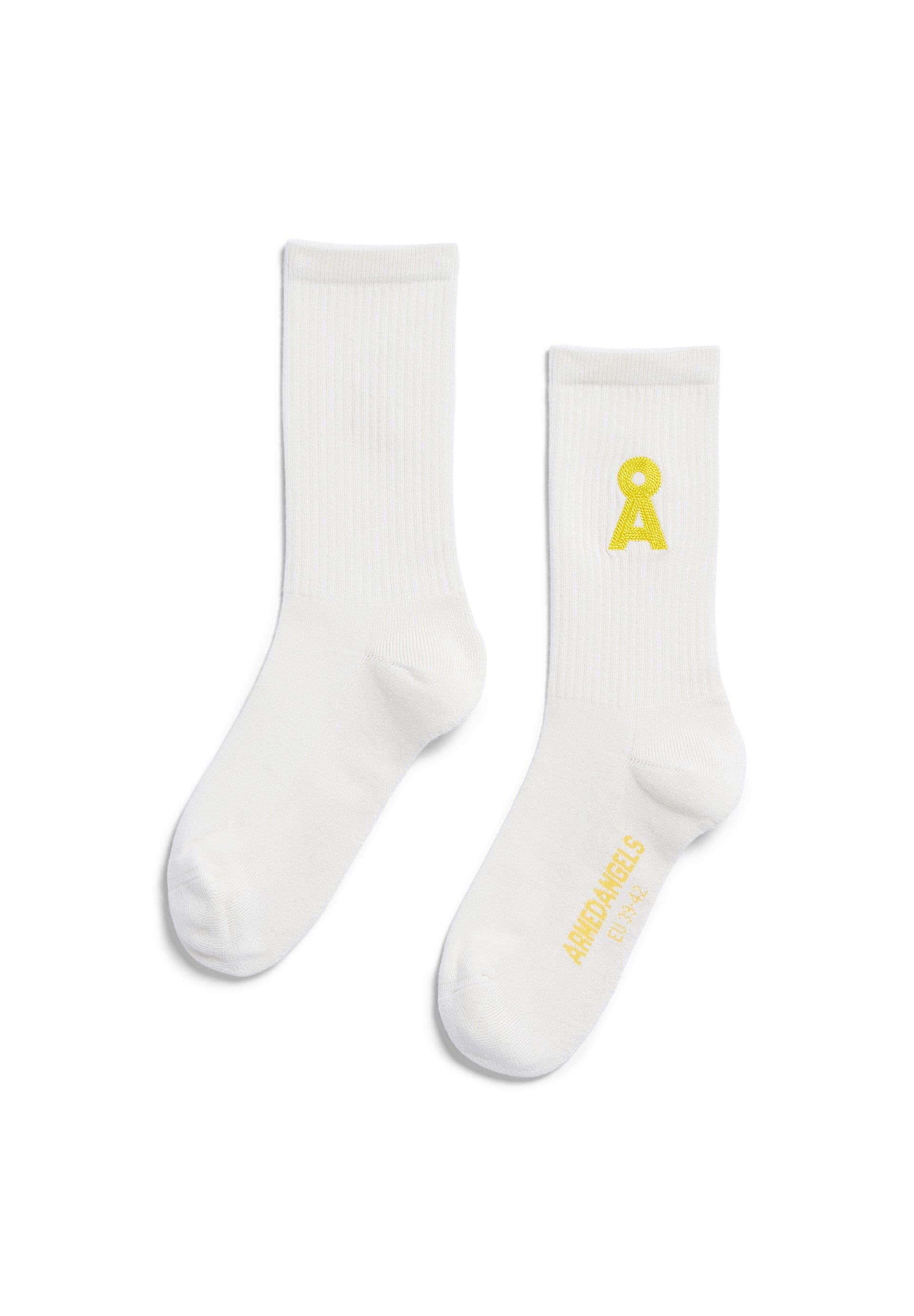 Socken mit aufgesticktem Logo - 3069-light oatmilk - Creme