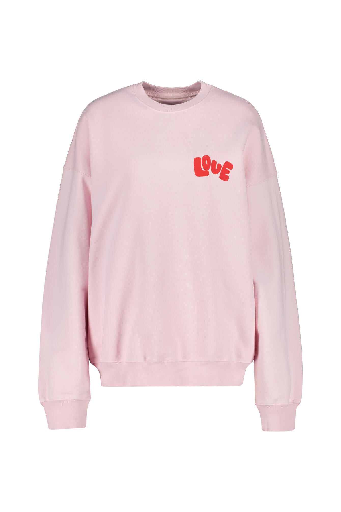 Sweatshirt aus Bio-Baumwolle - 791-ROSE PINK - Rosa