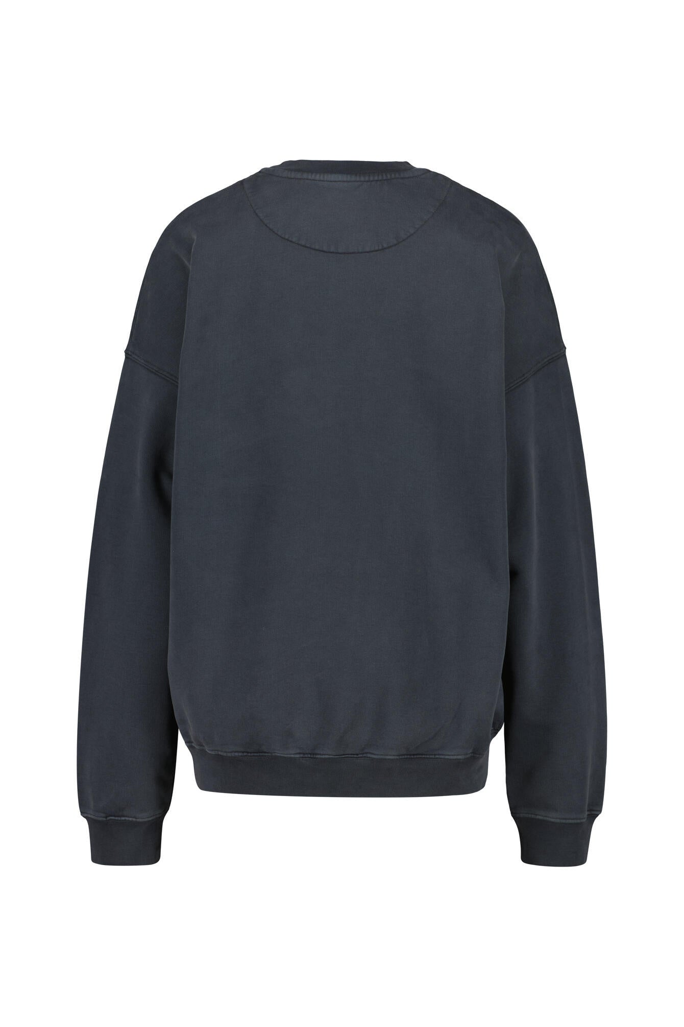 Sweatshirt aus Bio-Baumwolle - 999-VINTAGE BLACK - Grau