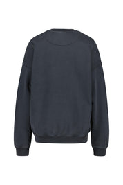 Sweatshirt aus Bio-Baumwolle - 999-VINTAGE BLACK - Grau