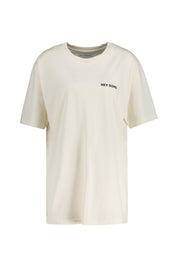 T-Shirt aus Bio-Baumwolle - 121-OATMILK - Creme