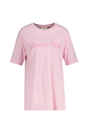 T-Shirt aus Baumwolle - 741-BLUSH - Rosa