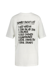 T-Shirt aus Baumwolle mit Backprint - 000-WHITE - Weiß