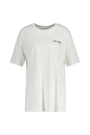 T-Shirt aus Baumwolle mit Backprint - 000-WHITE - Weiß
