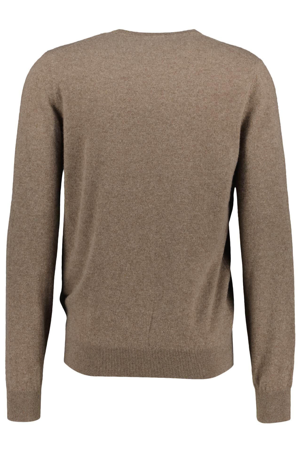 Strickpullover aus Kaschmir - 204 TAUPE MEL. - Braun