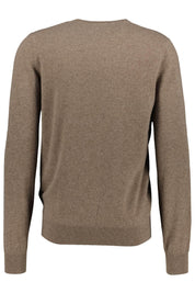 Strickpullover aus Kaschmir - 204 TAUPE MEL. - Braun