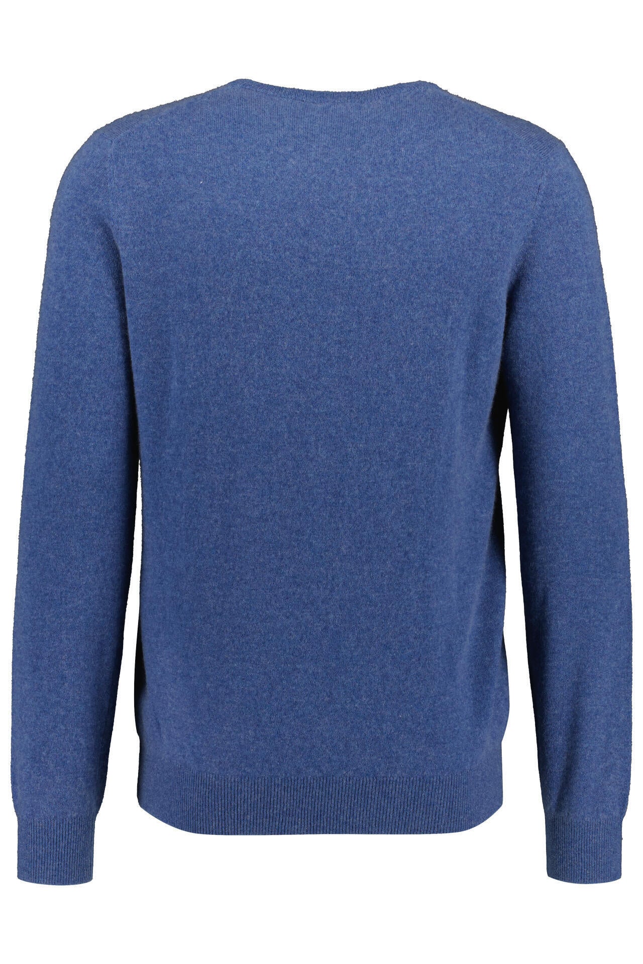 Strickpullover aus Kaschmir - 606 DARK DENIM MEL. - Blau