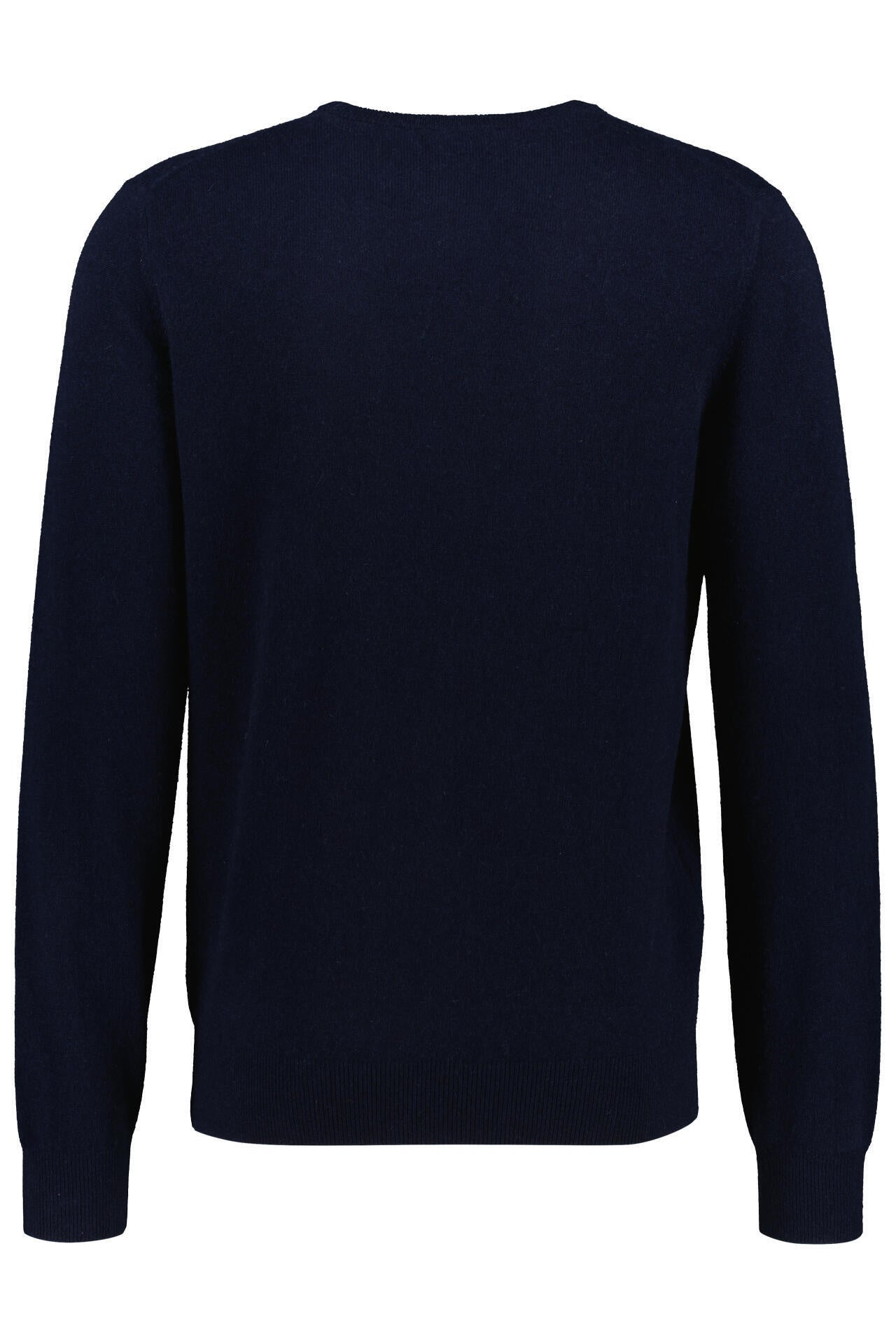 Strickpullover aus Kaschmir - 607 DARK NAVY MEL. - Blau