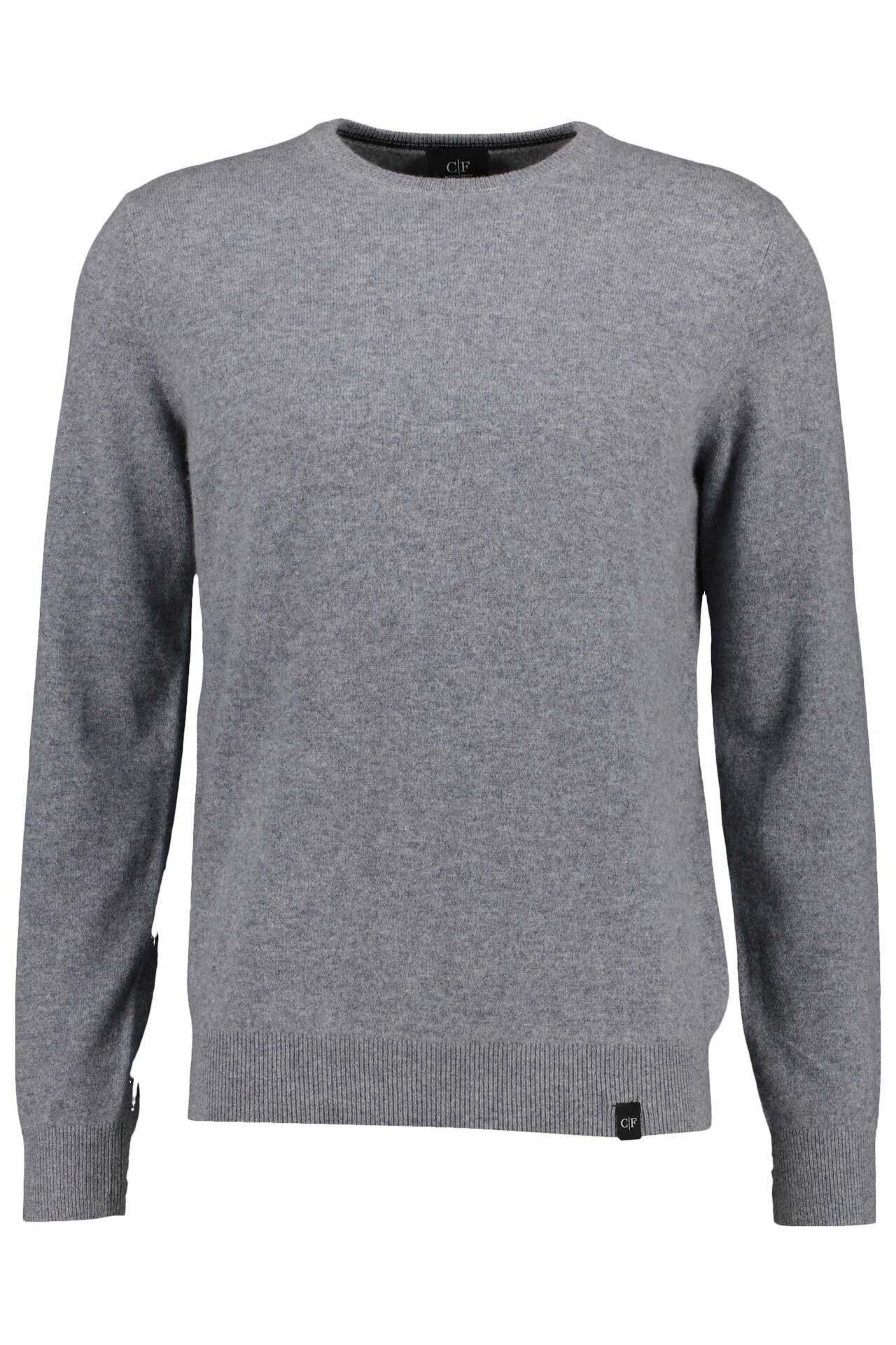 Strickpullover aus Kaschmir - 805 TECH GREY MEL. - Grau