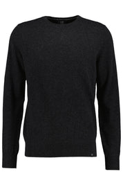 Strickpullover aus Kaschmir - 806 ANTHRAZIT MEL. - Schwarz