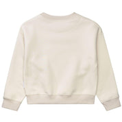 Sweatshirt mit Schriftzug - 204 CREAM - Creme