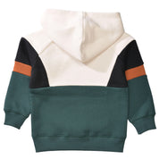 Kapuzenpullover mit Beuteltasche - 508 DARK GREEN - Beige | Grün