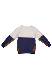 Sweatshirt Wildlife - 626 WASHED NAVY - Beige | Braun | Blau