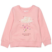 Sweatshirt mit Pailletten - 409 DUSTY ROSE - Rosa