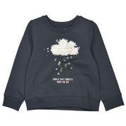 Sweatshirt mit Pailletten - 802 ANTHRA - Schwarz | Grau