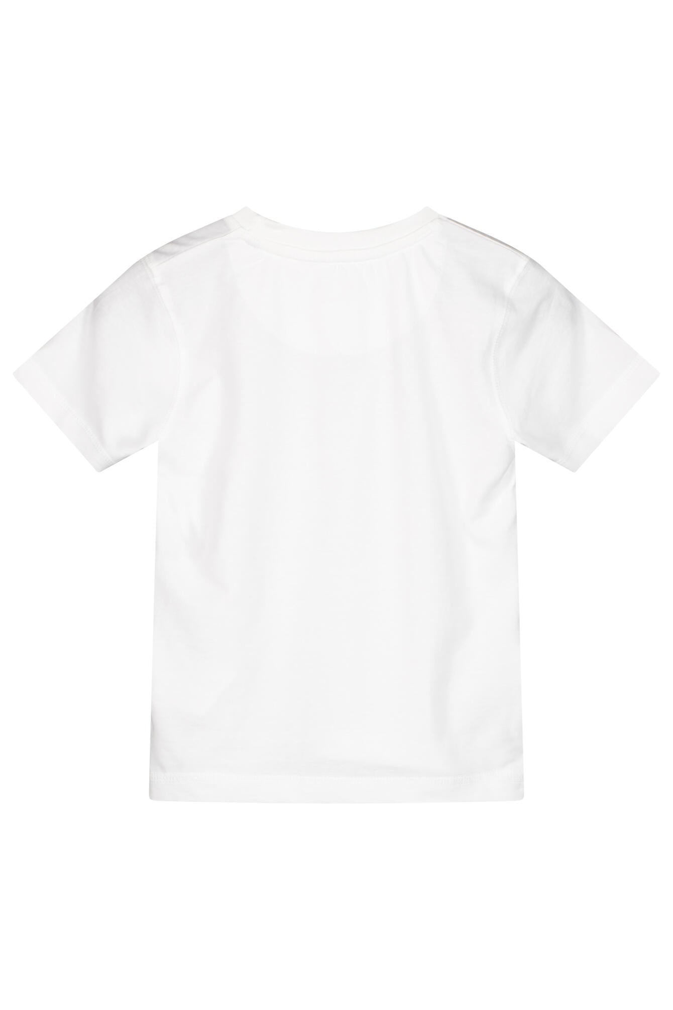 T-Shirt mit Logoprint - 111 WHITE COTTON - Weiß