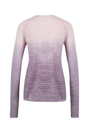 Longsleeve mit Farbverlauf - 700-WATERSHED ROSE/DUSTY MAUVE - Violett