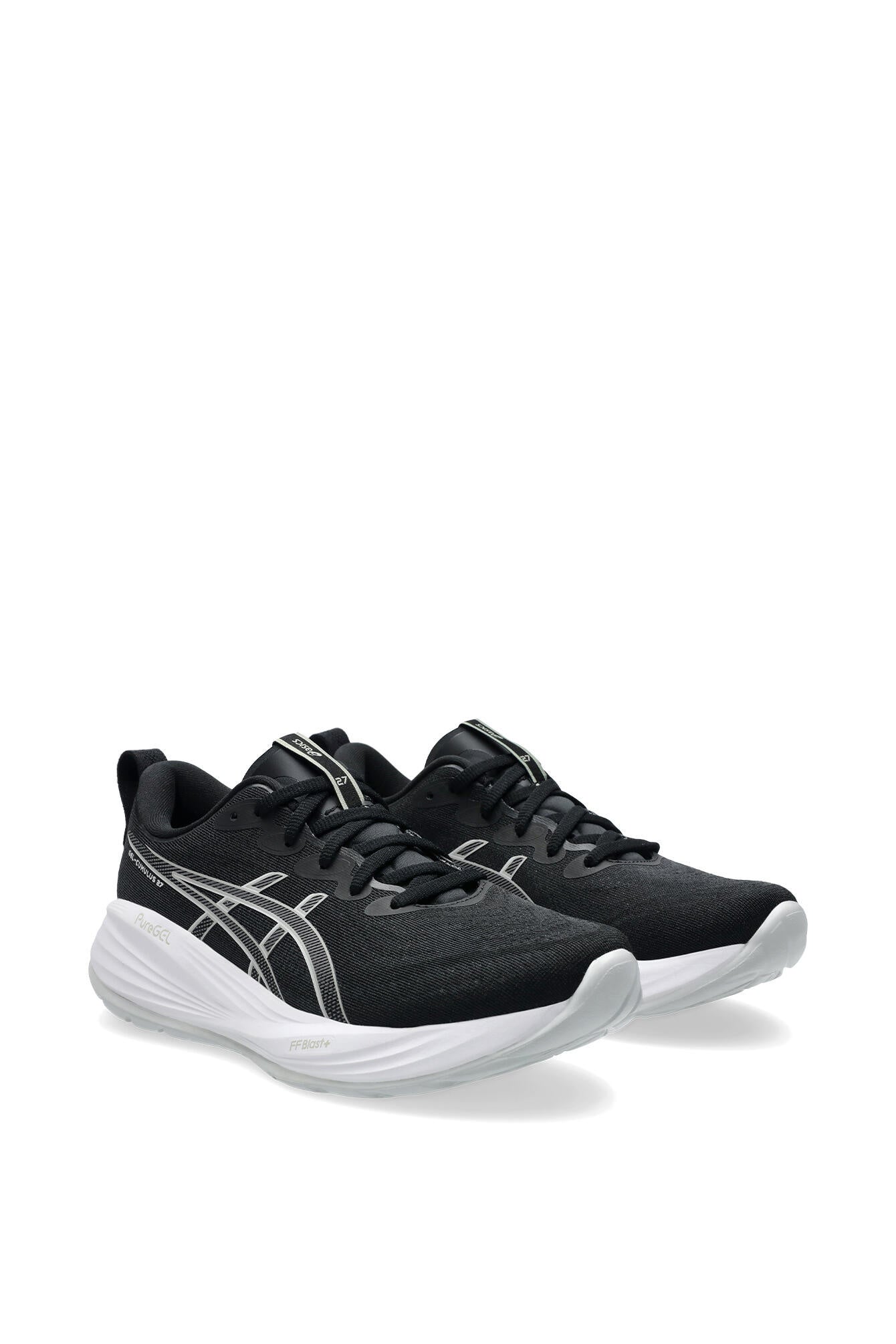 Laufschuhe GEL-CUMULUS 27 - 002-BLACK/CONCRETE - Schwarz