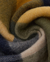 Schal TATTER aus Schafswolle - TN16-Forest - Grün