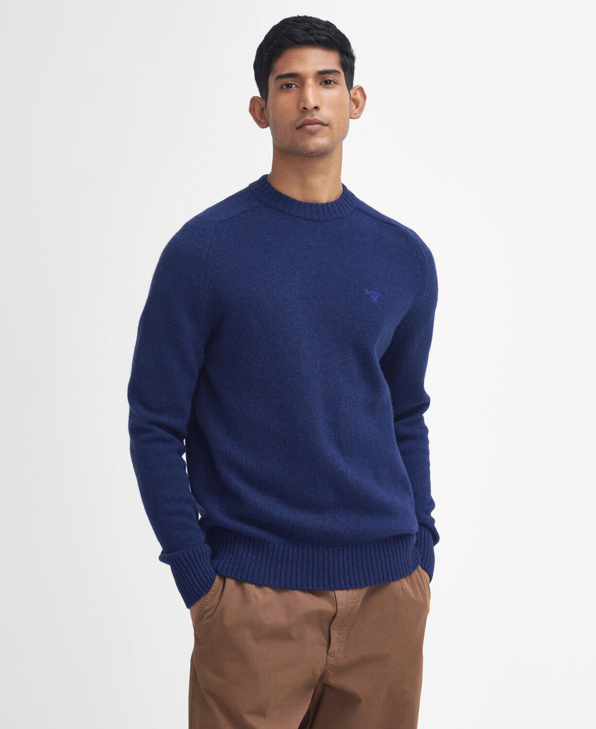 Strickpullover GRANGETOWN aus Wolle - BL53-Inky Bl - Blau