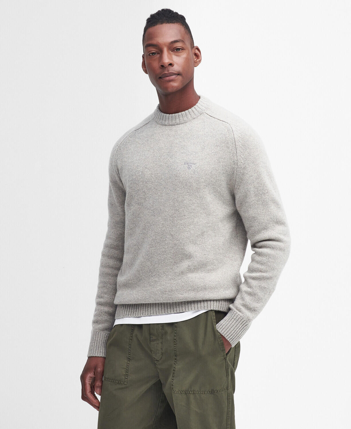 Strickpullover GRANGETOWN aus Wolle - GY15-Light G - Grau