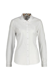 Bluse aus Baumwolle - WH33-White/H - Weiß